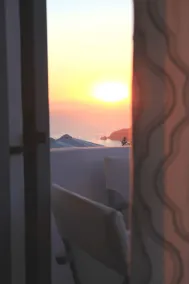 Villa Renieris i Imerovigli Santorini - Utsikt från rummet