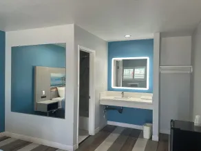 Playa Inn Motel - Long Beach, LA - Badezimmer