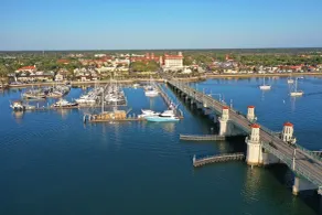 Historic Waterfront Marion Motor Lodge in downtown St Augustine - Réception