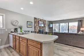 Fireplace & Water Views: Lake Ozark Condo! - Interior