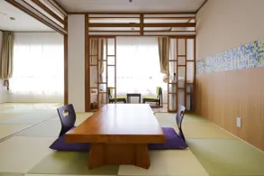 Hotel Seiryu Japanese Spa inn with spectacular view in Osaka - Chambre