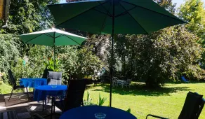 Hotel Garni Seerösl am Wörthersee , Kärnten - Terrasse/gårdhave