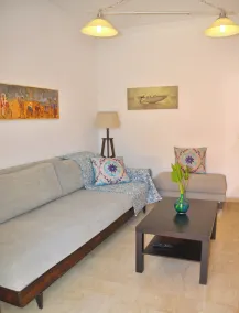 House Angelos D with sea view and private garden - Agios Gordios Beach - Rum
