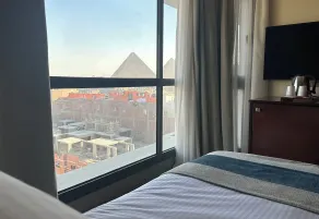 Stay Inn Pyramids Hotel - Ausblick vom Zimmer