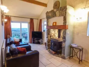 Ty Woods Cottage - Salle de séjour