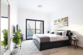 Moderne 1BR with a lovely marina view - Room