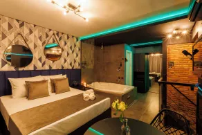 Medieval Hotel Motel SPA - Porto Alegre-RS - Habitación