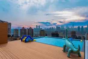 Chongqing Jiefangbei Pedestrian Street Intercity Hotel - Pool