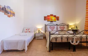 Villa Diamante Torre Lapillo Con Aire Acondicionado, Estacionamiento Y Wi-Fi - Habitación