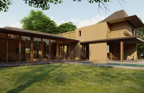 amã Stays & Trails - Banjaar Kothi, Kanha National Park - Façade de l’hébergement