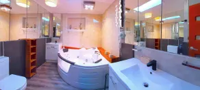 Charming Retreat at Famous Palm Beach Outdoor Spa till 8 Walk to Ocean beach - Badezimmer
