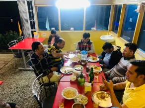 Tirthan Village Huts - Restaurant