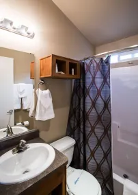Pio Pico Camping Resort Cottage 4 - Badezimmer