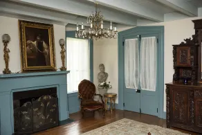 Maison Mouton Bed & Breakfast - Coin salon dans le hall
