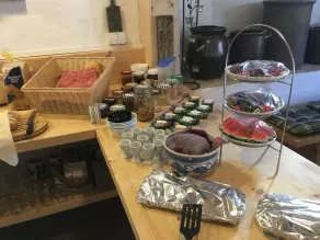 Appartement & Pension Schmidt Kosma - Restaurante