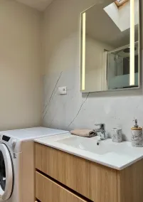 Maison 2 chambres avec bureau - Proche gare - Baño