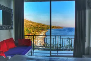 Waenis Sunset View Hotel and Restaurant, Amed, Bali - Udsigt fra værelset