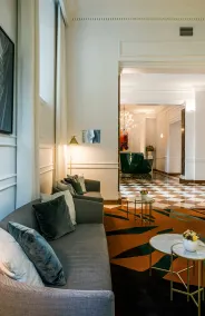 Hotel Sofitel Rome Villa Borghese - Coin salon dans le hall