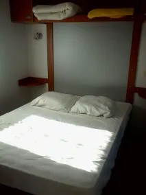 Mobilhome a la deco zen camping sur soulac - Værelse