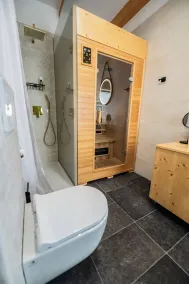 Vineyard cottage Kraljevi kotiček - Baño