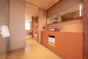 Zhangjiajie Shisuji Hotel-Zhangjiajie National Forest Park,Avatar Scenic Area,East Gate, only 5 minute walk, free airport,Railway Station shuttle, English-speaking butler itinerary planning, floor heating, Western restaurant, cave exploration, cave bar - Baño