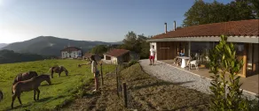 Cabañas Deluxe Basajaun Basoa by IrriSarri Land - Ausblick vom Zimmer