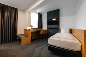 Single room, shower or bath, toilet - Habitación