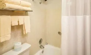 Hampton Inn & Suites Center - Badezimmer