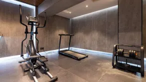 Crystal Bay Bishuiwan Hotel Dongguan Machong Train Station - Fitnessbereich