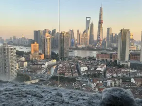 Shanghai Shining River Apartment -Near the Bund - Vista do quarto