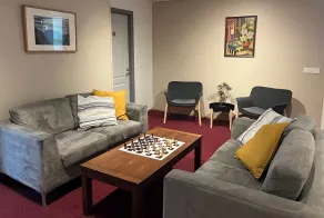 Eyjólfsstadir Guesthouse - Sitzecke in der Lobby