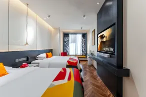 HeSu DESIGNER Hotel & Suites - Xi'an Drum Tower & YONGNING Gate Branch  - Chambre