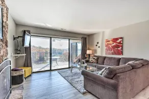 Fireplace & Water Views: Lake Ozark Condo! - Interior