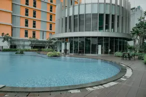 Fully Furnished And Homey 1Br Apartment At Pejaten Park Residence - Pool