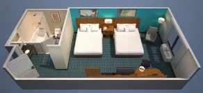 Fairfield Inn & Suites by Marriott Orlando Lake Buena Vista in the Marriott Village - Chambre
