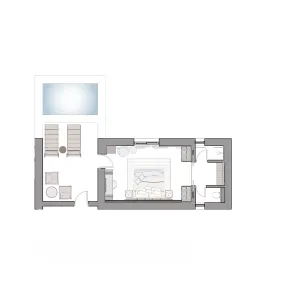 Vione Paros - Chambre