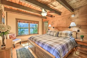 Family Cabin w/ Fire Pit, 9 Mi to Sugar Mtn Slopes - Interni