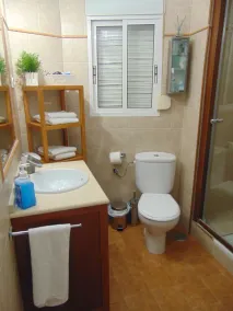 Apartamento E&R Málaga Centro- Parking gratis - Badeværelse