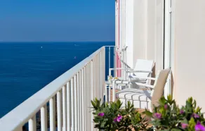 Villa avec barbecue et terrasse - Vue de la chambre