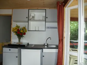 Camping Les Rives de Courtès - Eget pentry