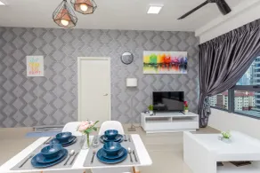 Arte Plus Luxury Suites with KLCC View - Ausblick vom Zimmer