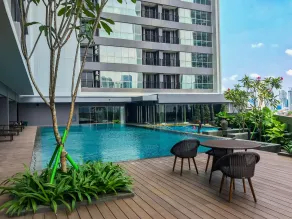 Fabulous 1BR Apartment at The Newton Ciputra World 2 - Pool