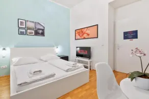 Apartamento vacacional | Cerca Naschmarkt - Habitación