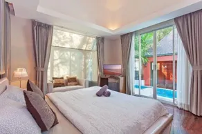 AnB pool villa (Red) with 2BR close to Jomtien beach - Room