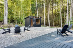 Hike, Ski & Explore: Serene Danbury Cabin w/ Sauna - Interiør