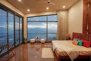 SaffronStays Mountains & Martini Villa, Tehri - Chambre