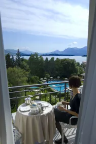 Hotel Simplon - Vue de la chambre