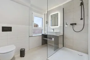 Hotel Garni Traube - Banheiro