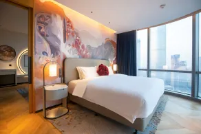 M Social Hotel Suzhou - Ausblick vom Zimmer