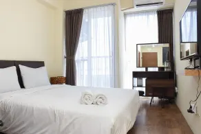 Nice And Cozy Studio At Tifolia Apartment - Habitación